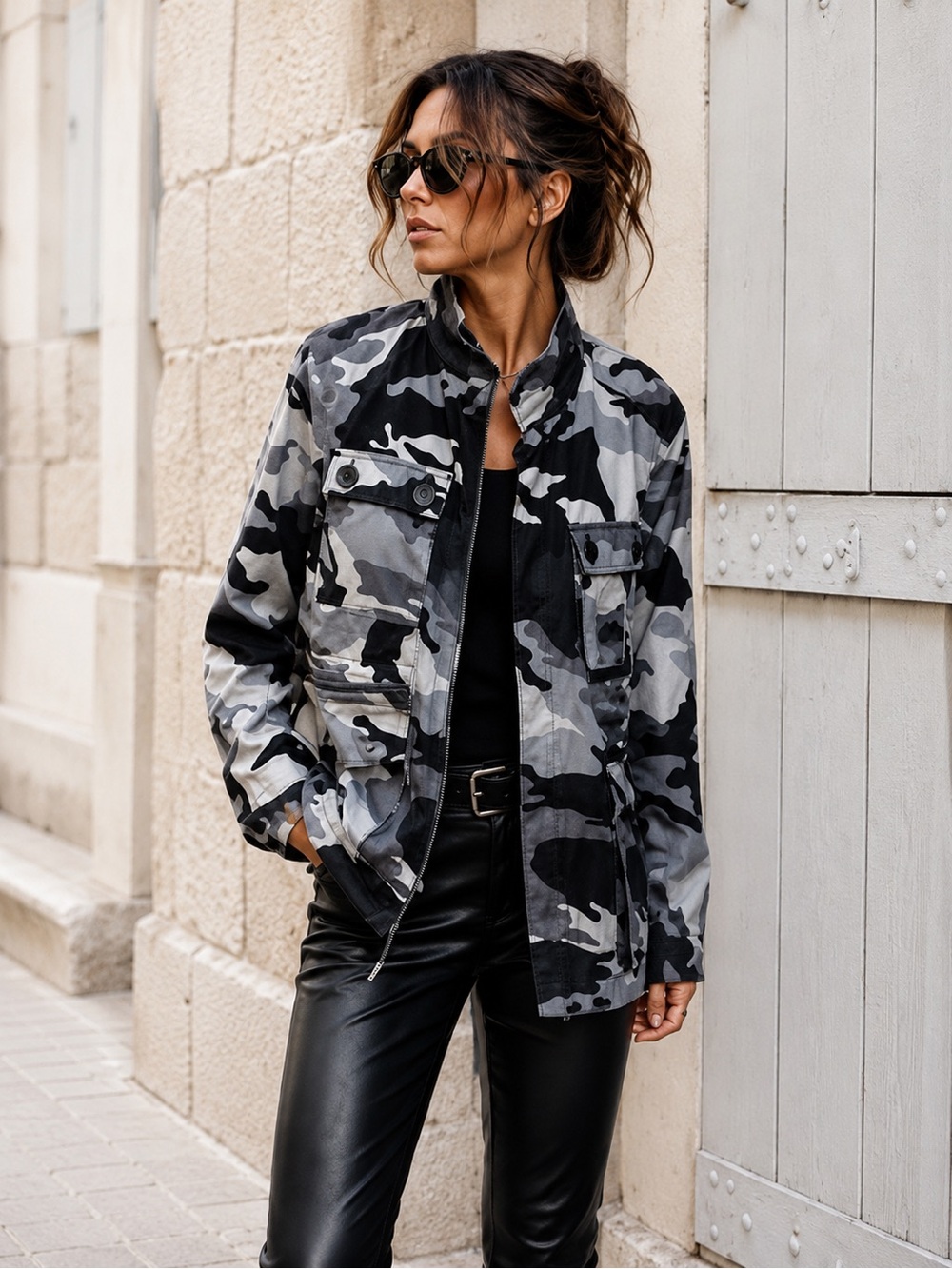 ZADIG & VOLTAIRE Kola Camo Skull Jacket